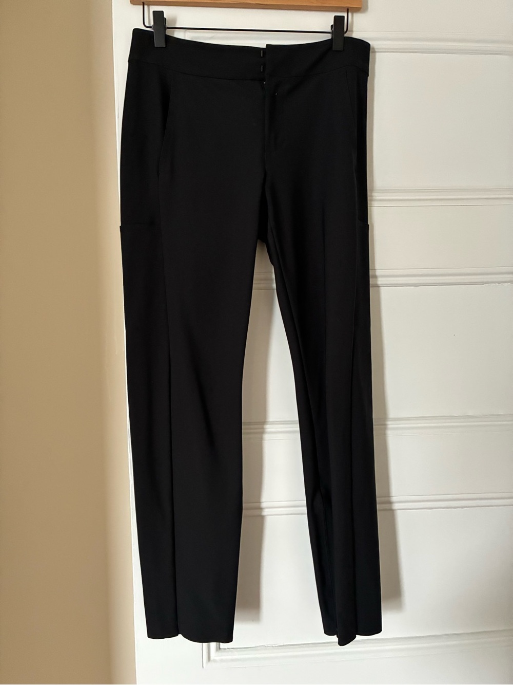 Athleta Black Slim Stretch Dress Pants